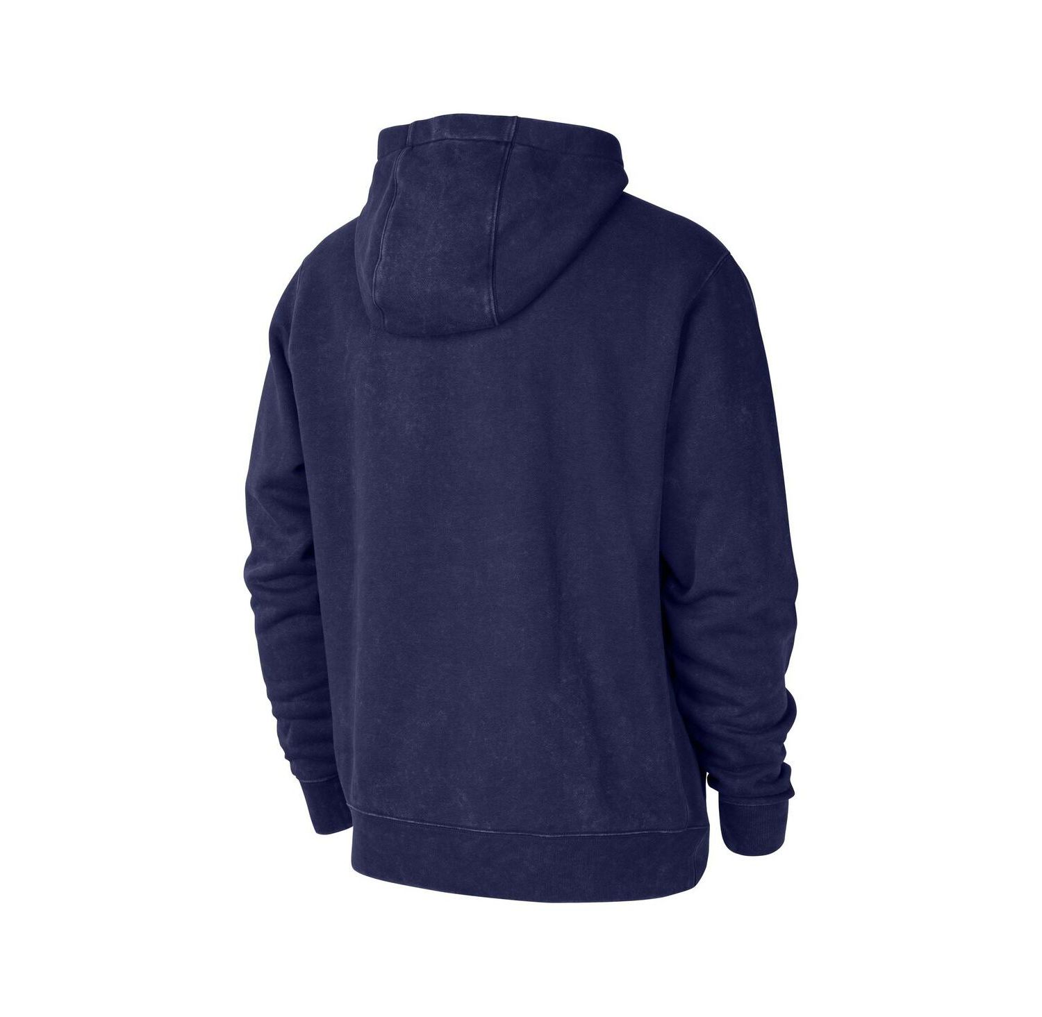 Men's Blue NBA All World Hoops Club Washed Pullover Hoodie
