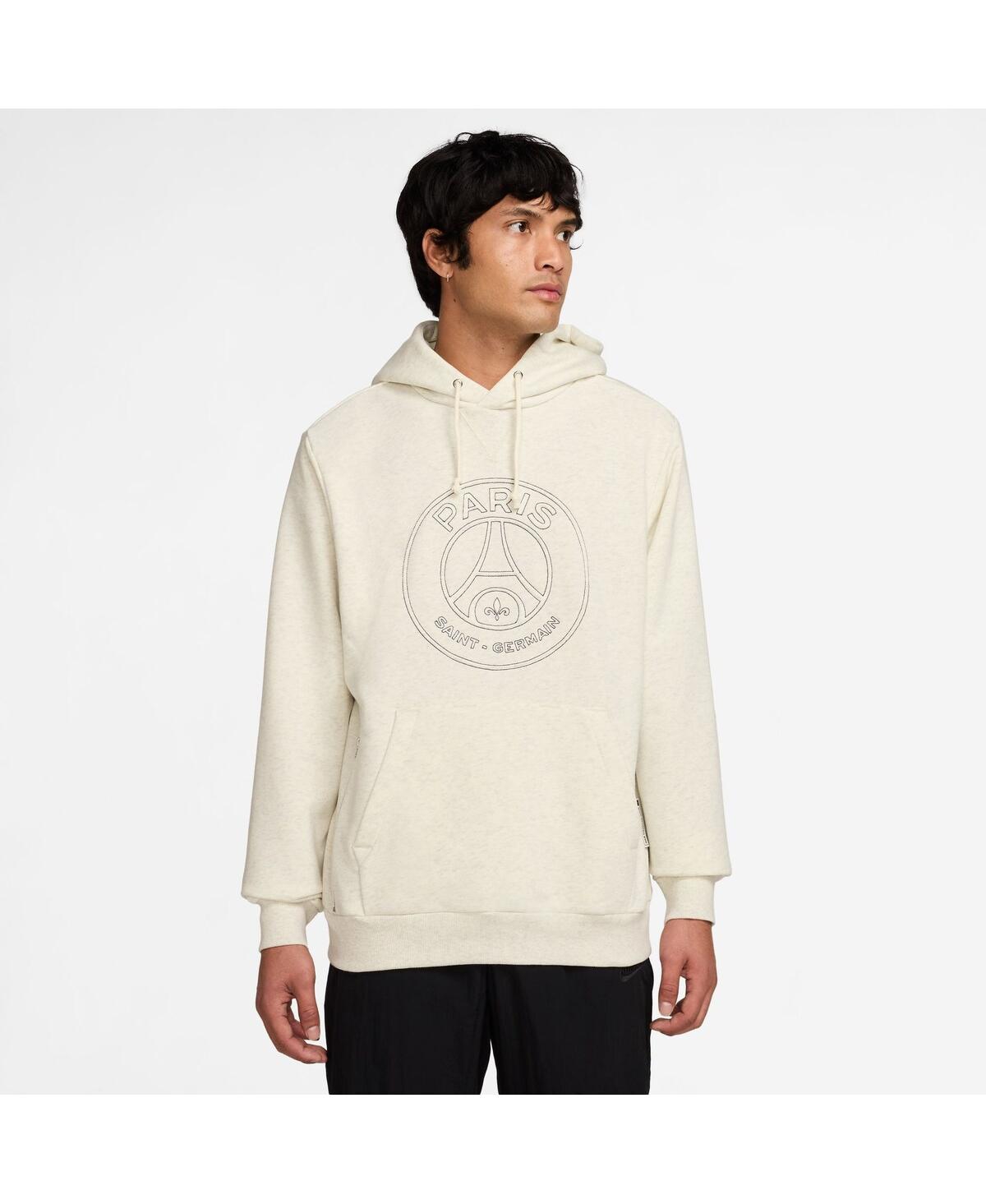 Nike Men's Cream Paris Saint-Germain Standard Issue Dri-fit Hoodie