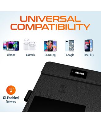 D101 Wireless Charging Mouse Pad with Foldable Phone Stand & Writing Pad (DMP101WC)