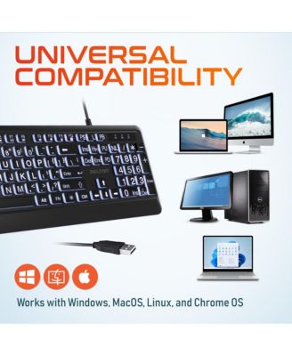 KB20 Backlit Large Key Keyboard (DBKBG20)