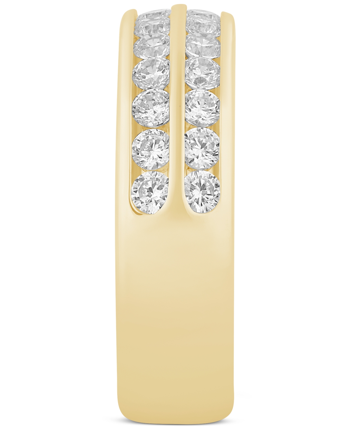 Macy's Lab Grown Diamond Ring (1 Ct. T.w.) In 14k White Or Yellow Gold In Gold