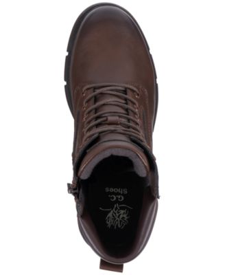 Women's Marley Lug Sole Lace Up Combat Booties