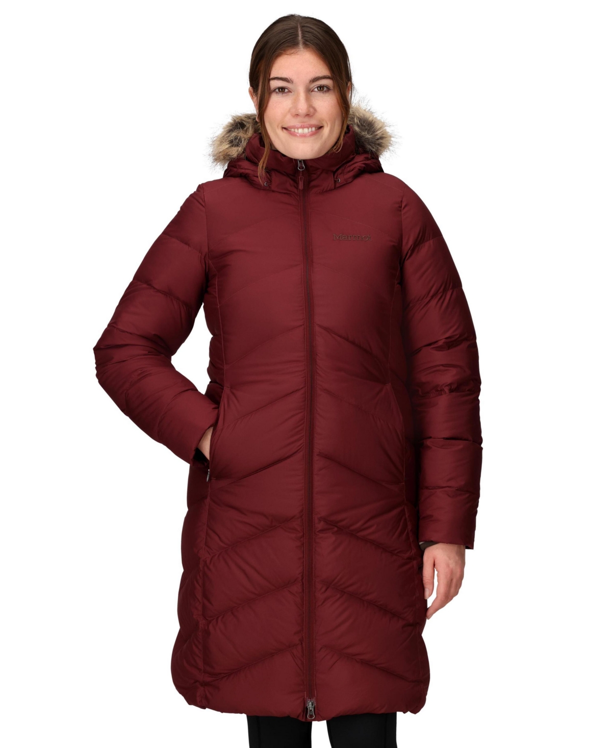 Marmot Women's Montreaux Winter Coat In Red