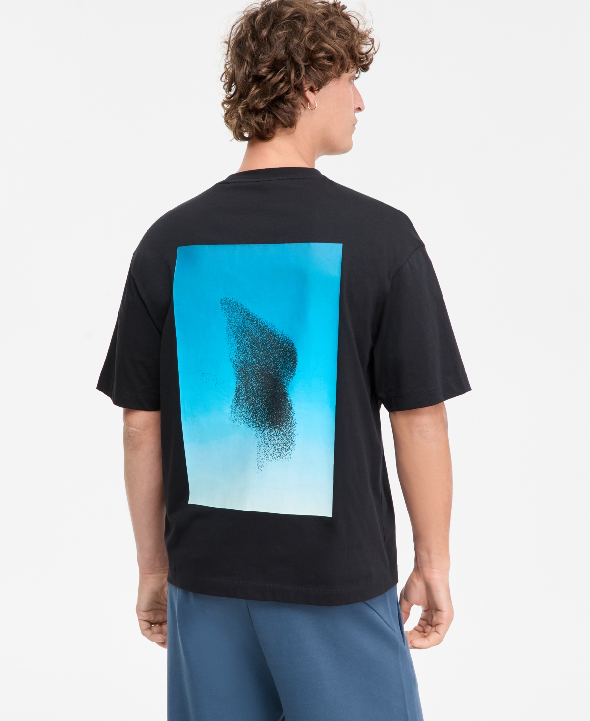 Hugo Boss Men's Dorizon Oversized Short-Sleeve Graphic T-Shirt