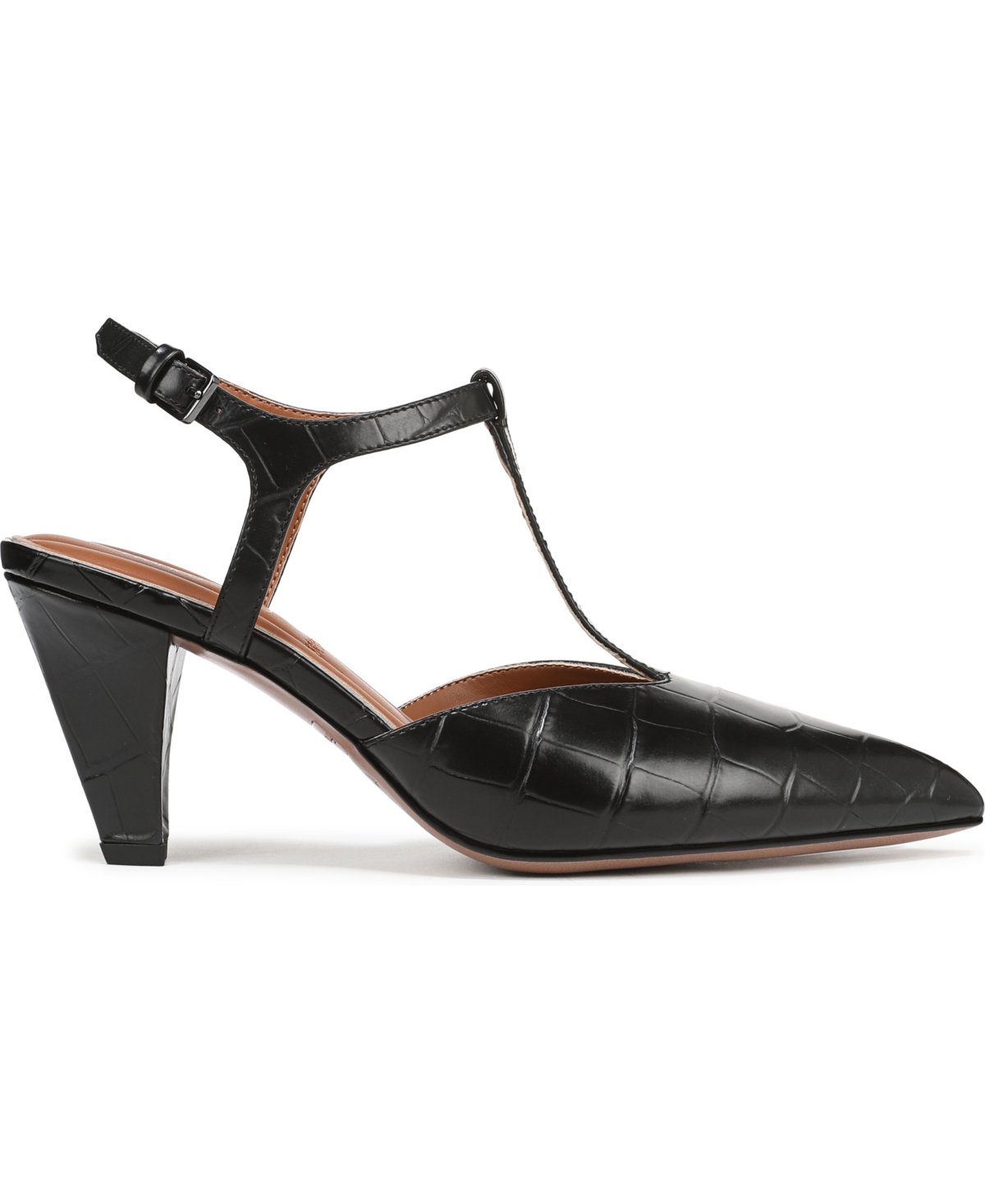 Franco Sarto Women's Ovett Pointed Toe Strappy Shoes In Black