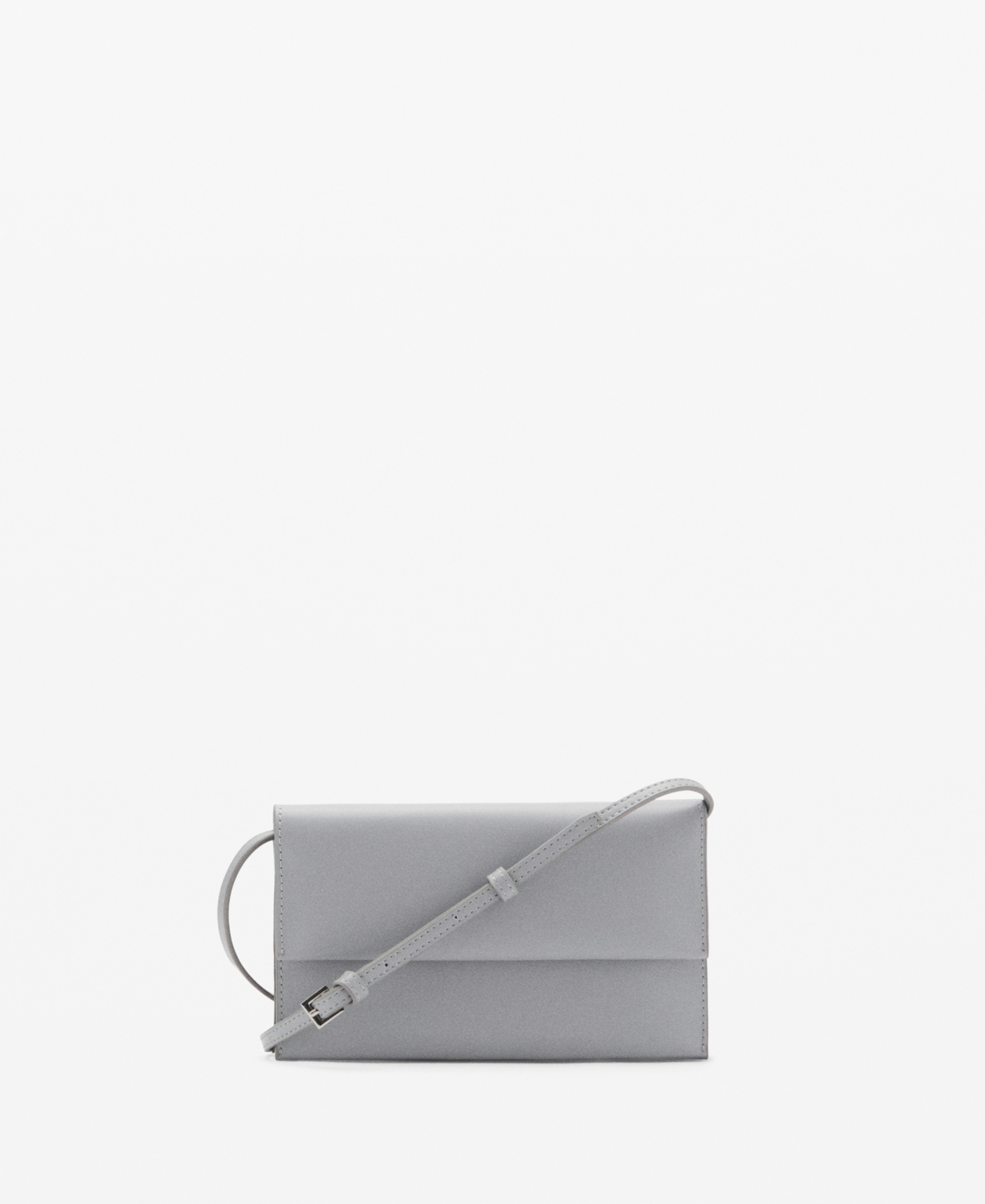 Mango Women's Flap Crossbody Bag In Blue