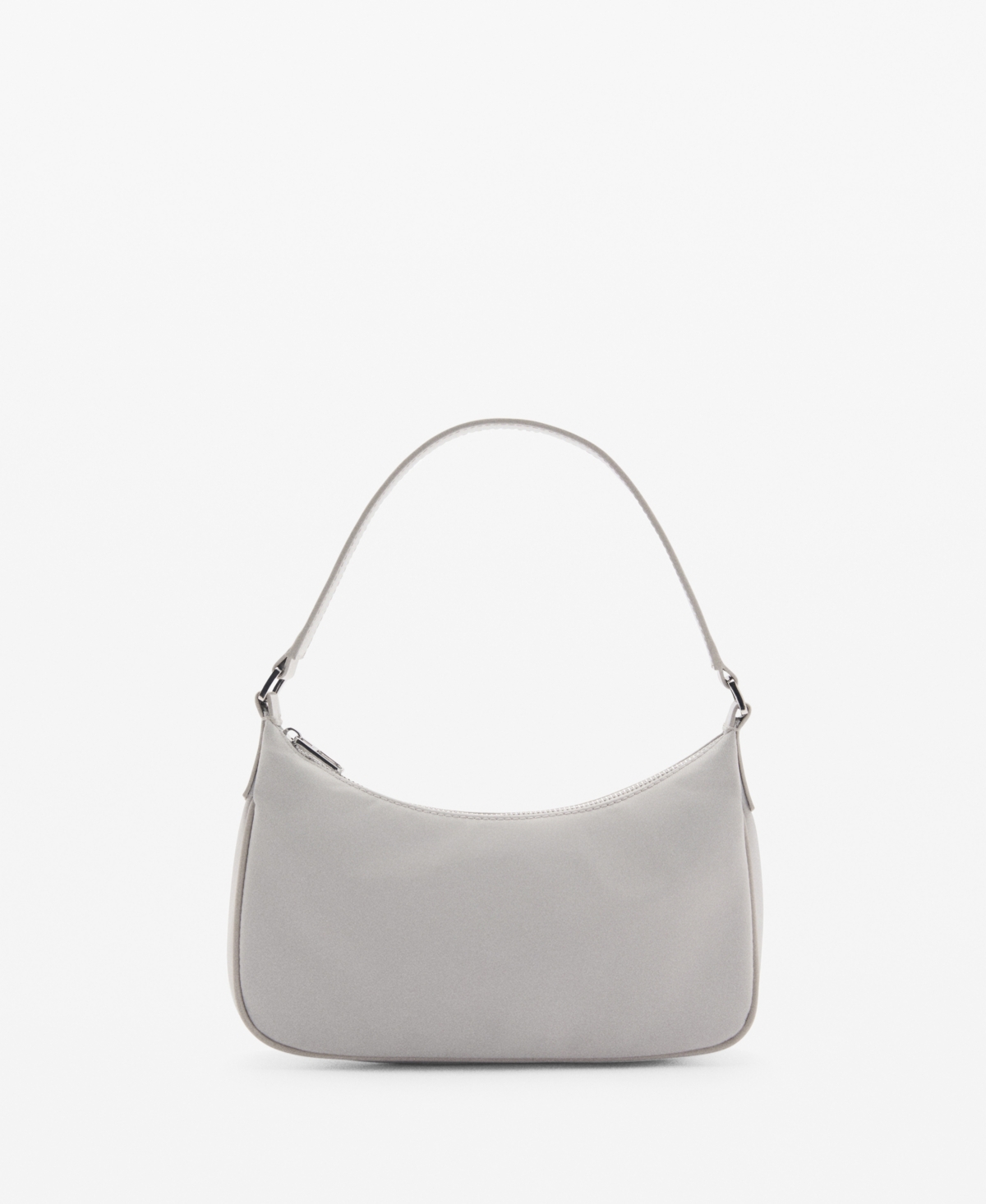 Mango Women's Small Nylon Shoulder Bag In Gray
