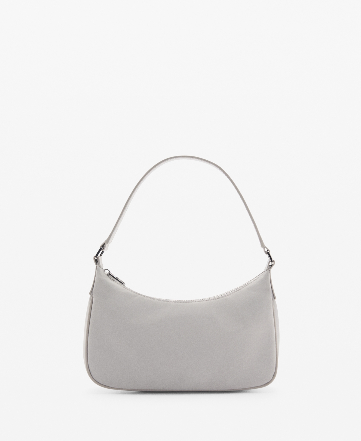 Mango Women's Small Nylon Shoulder Bag In Gray
