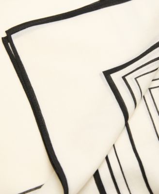 Women's Selection Wool Geometric-Print Foulard Scarf