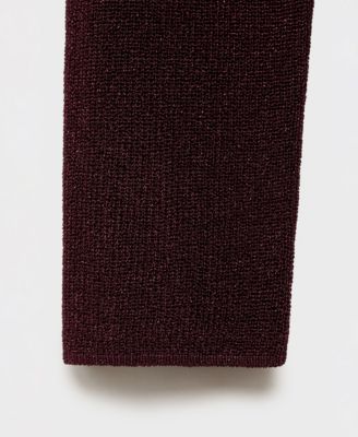 Women's V-Neck Lurex Sweater