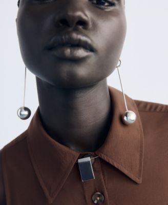 Women's Belt Shirt Dress