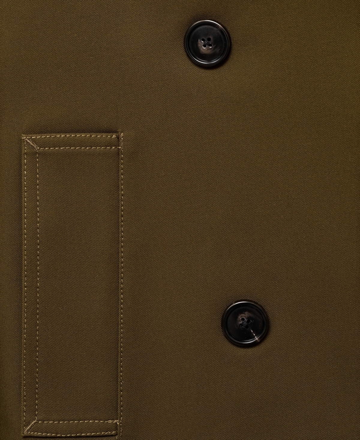 Mango Women's Oversized Short Double-breasted Trench Coat In Green