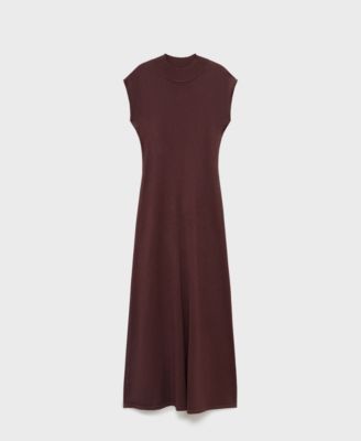 Women's Perkins-Neck Knitted Dress