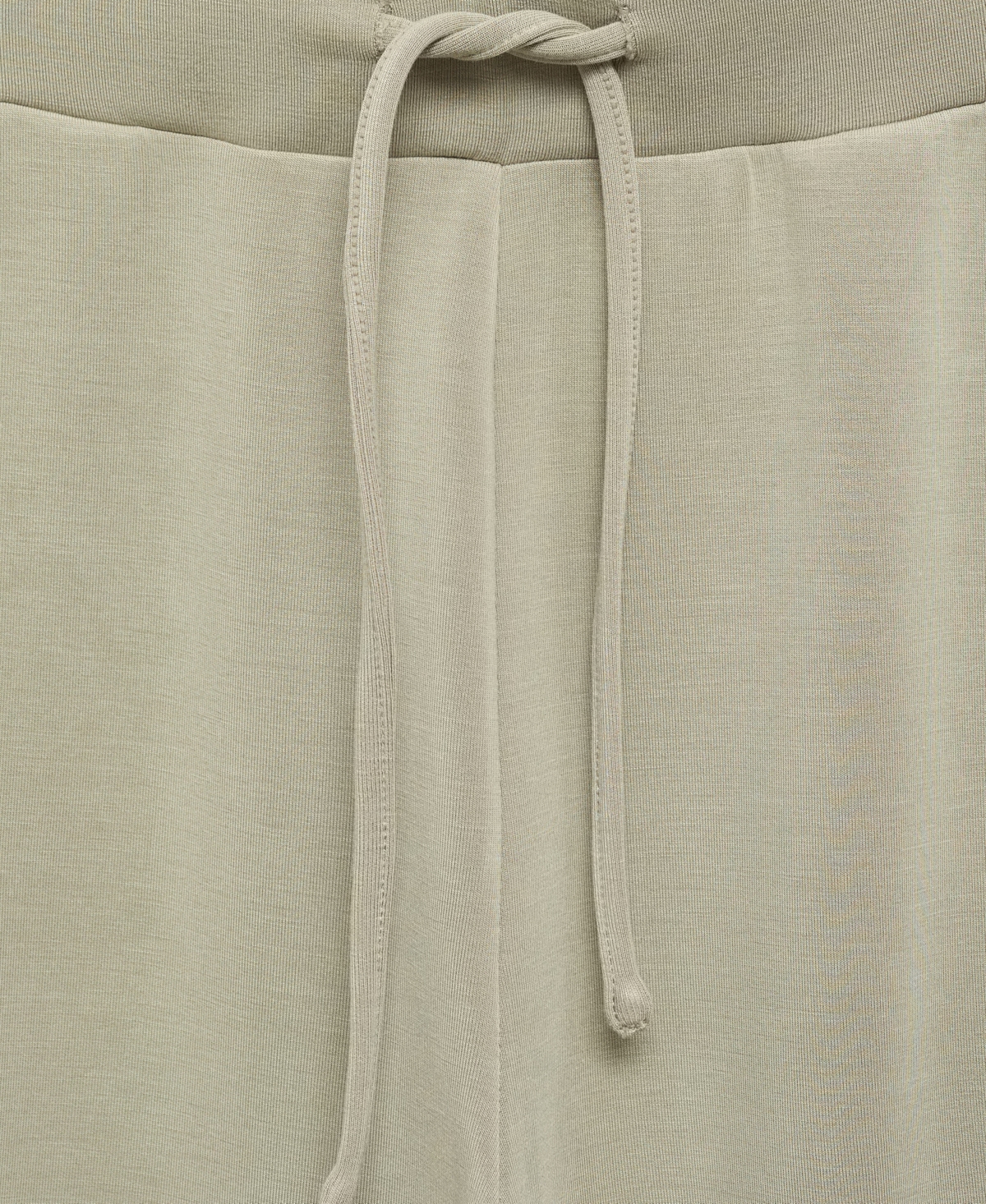 Mango Drawstring Jogger Trousers Khaki In Neutral