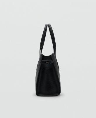 Women's Pebbled Leather Effect Medium Bag