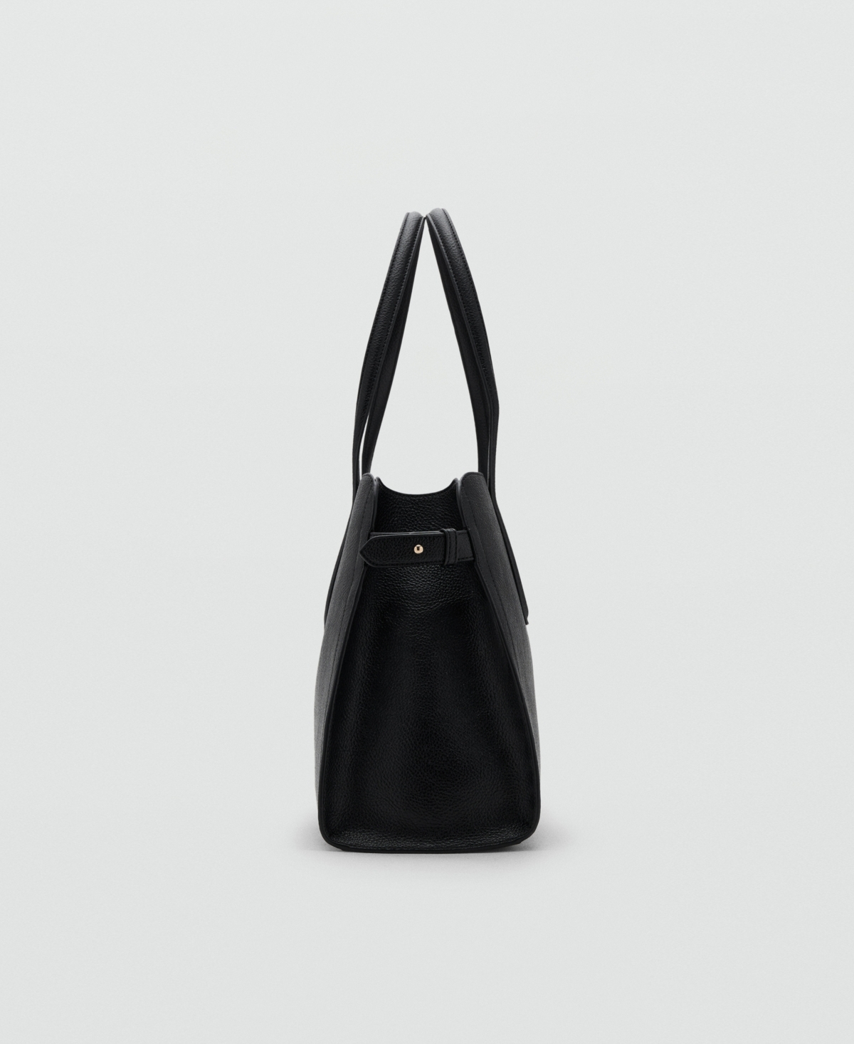 Mango Women's Pebbled Leather Effect Medium Bag