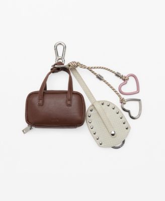 MANGO - Women's Multi-Charm Keyring Bag