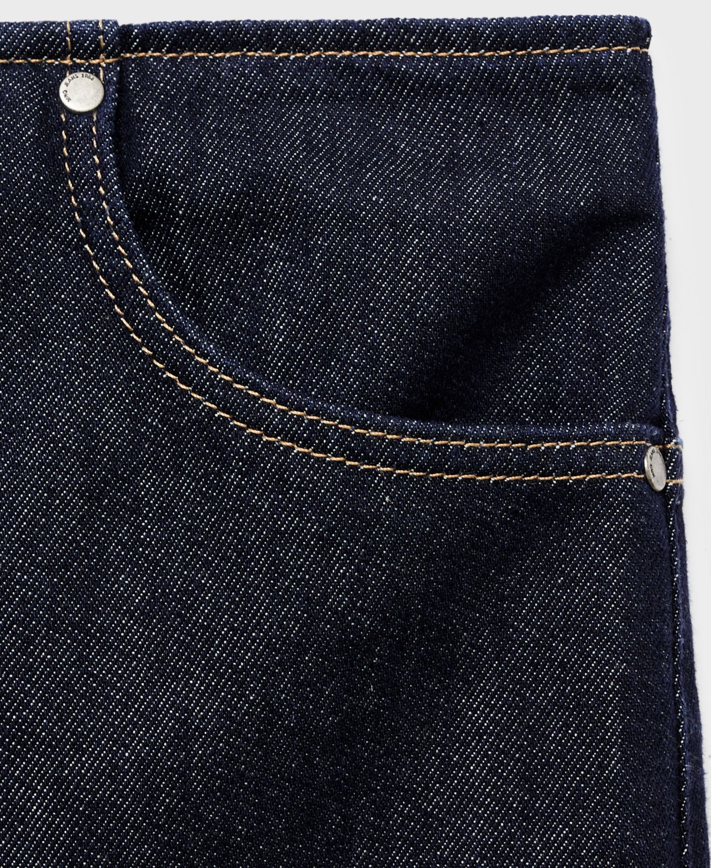 Женская юбка MANGO Midi Denim Skirt, цвет: Синий — фото 2