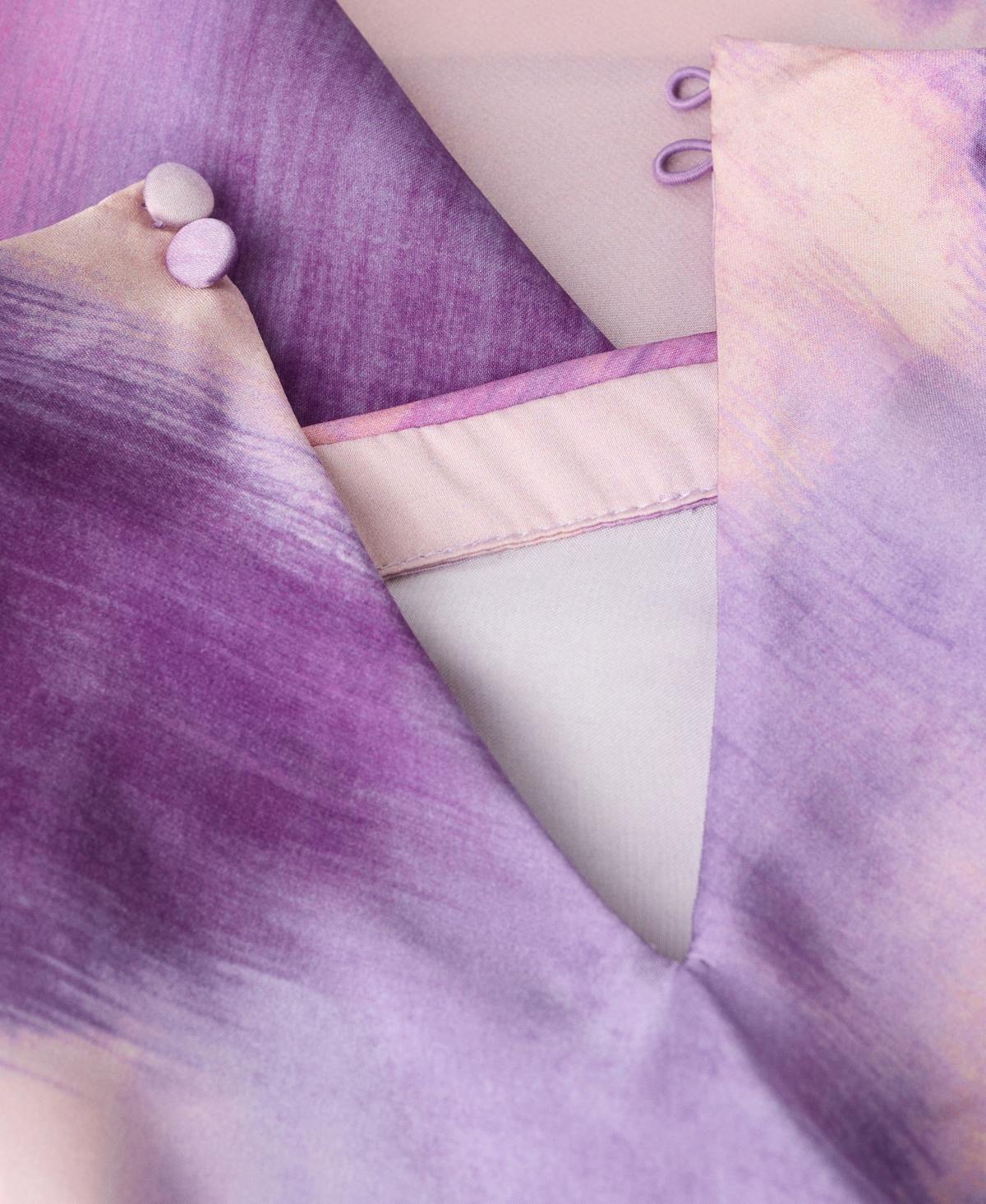 Mango Women's Foulard Detail Tie-Dye Blouse