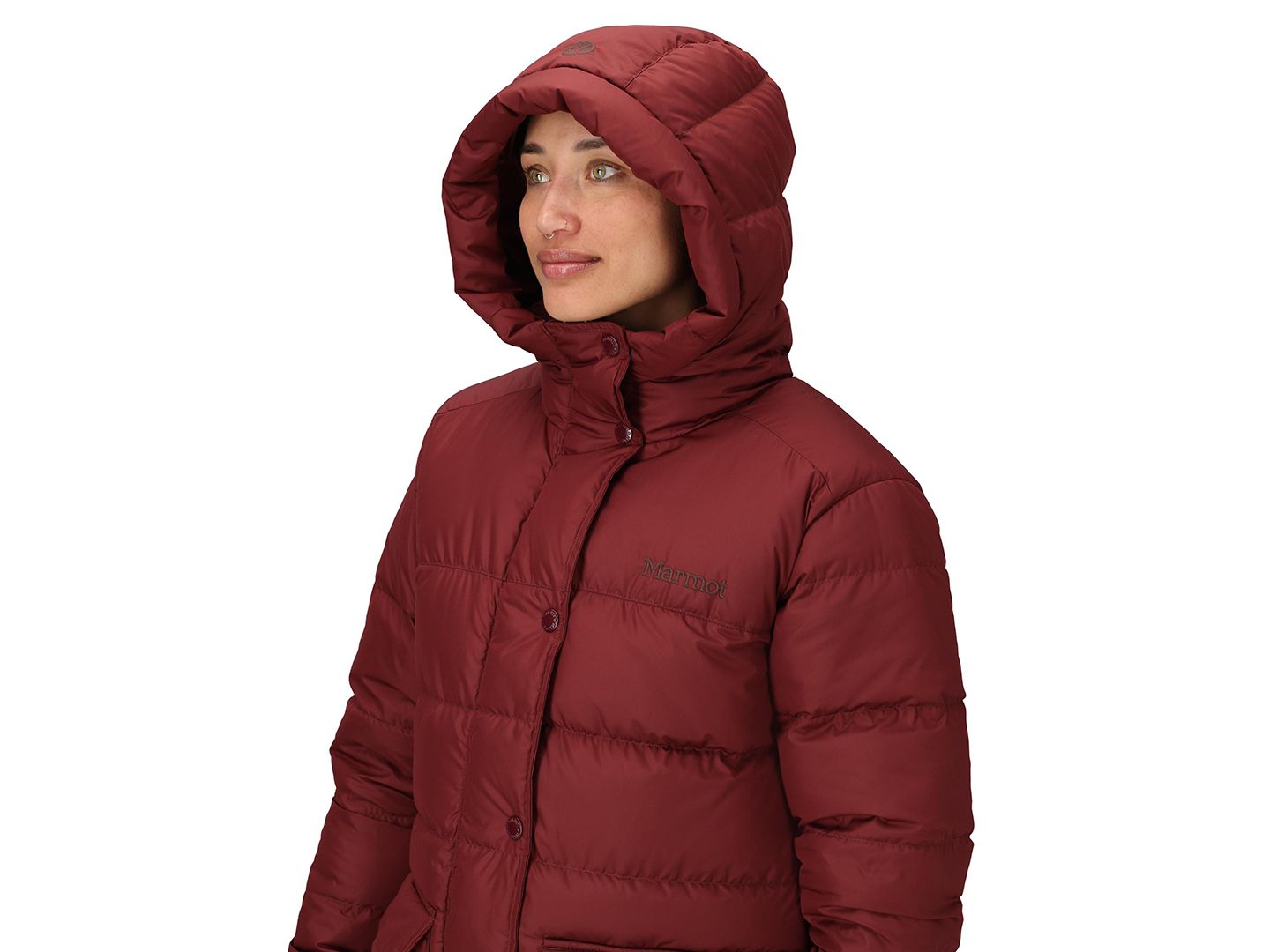 Женская куртка Marmot Strollbridge, цвет: Ягодный — фото 3