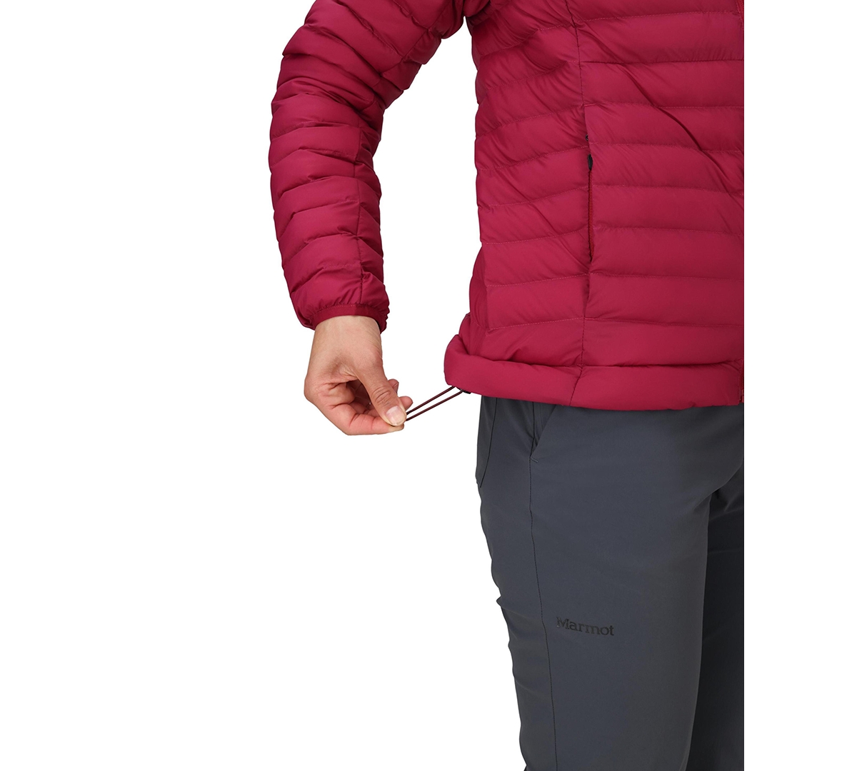 Marmot Women's Long Sleeve Elastic Bound Cuffs Hoodie In Red