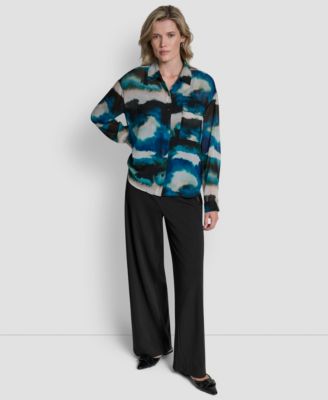 Women's Printed Long Sleeve Shirt