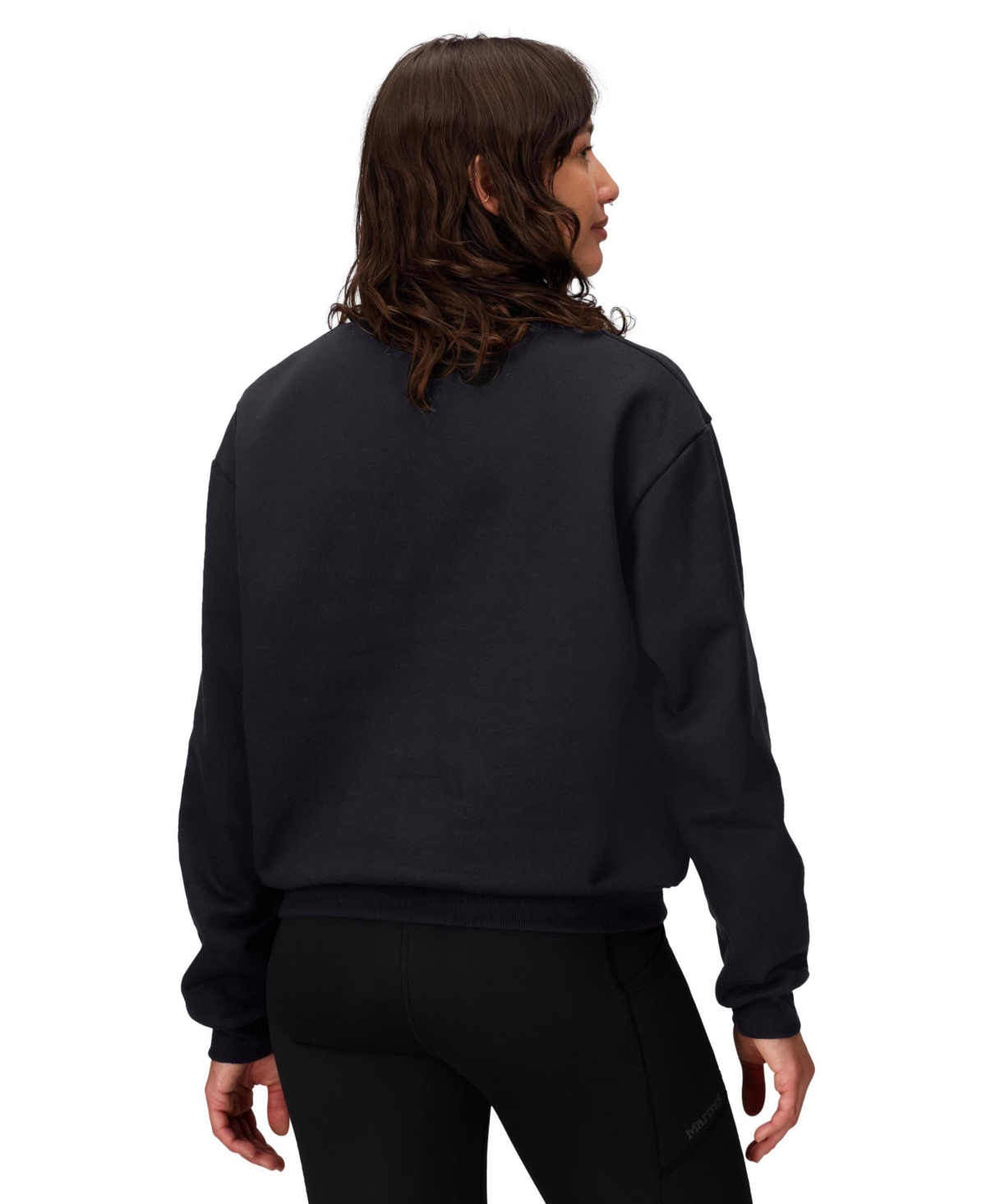 Marmot Women's Crewneck Long Sleeve Sweatshirt In Black