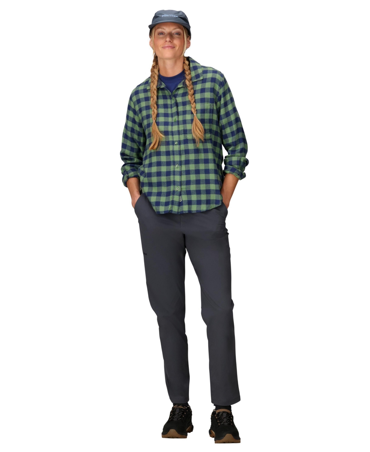 Marmot Women's Rush Creek Long Sleeve Shirt In Green