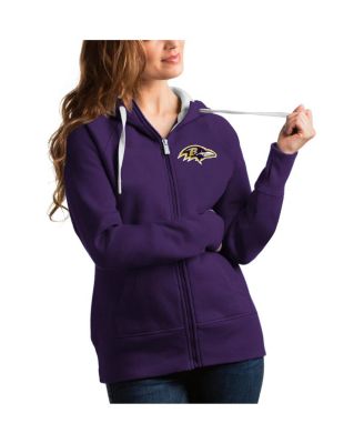 Women's Purple Baltimore Ravens Victory Full-Zip Hoodie