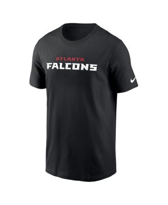 Men's Black Atlanta Falcons Team Wordmark Essential T-Shirt