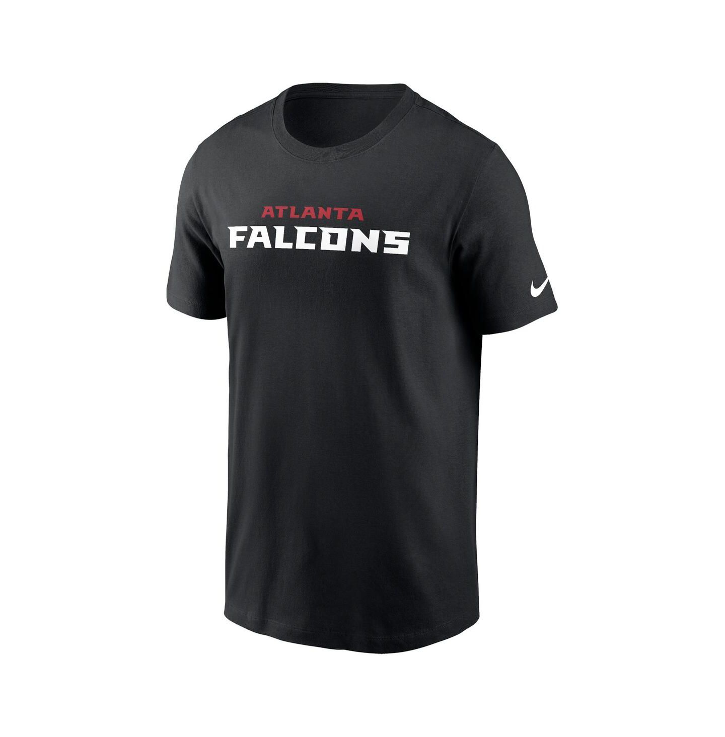 Мужская футболка Nike Black Atlanta Falcons Team Wordmark Essential — фото 2