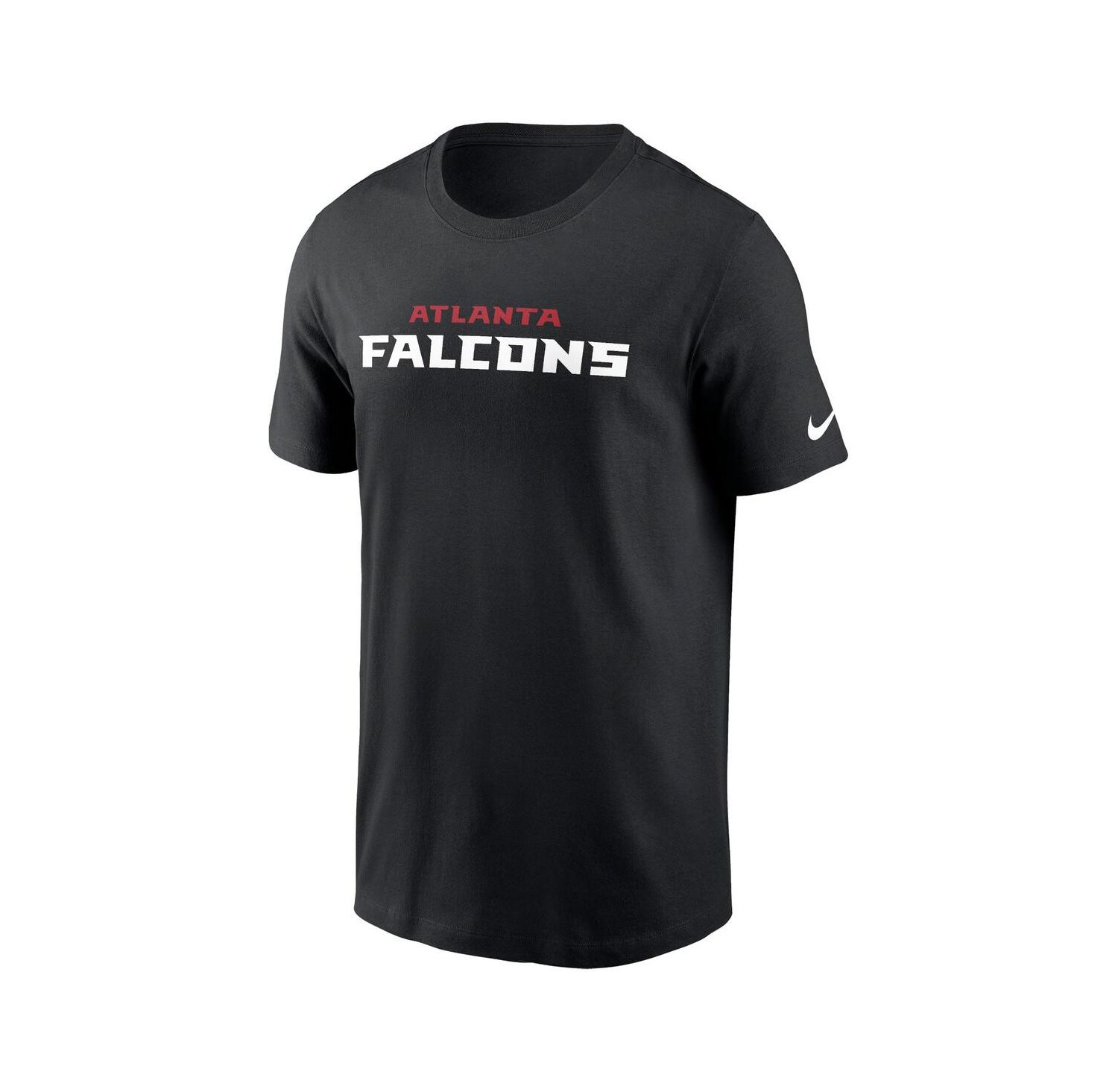 Men's Black Atlanta Falcons Team Wordmark Essential T-Shirt
