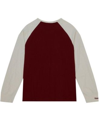 Men's&nbsp;Maroon Mississippi State Bulldogs Legendary Slub Raglan Long Sleeve T-Shirt