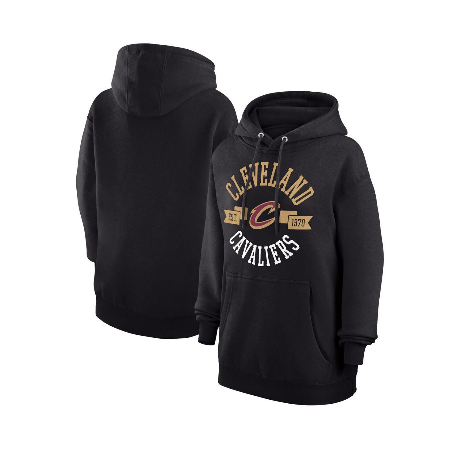 Women's Black Cleveland Cavaliers City Pullover Hoodie