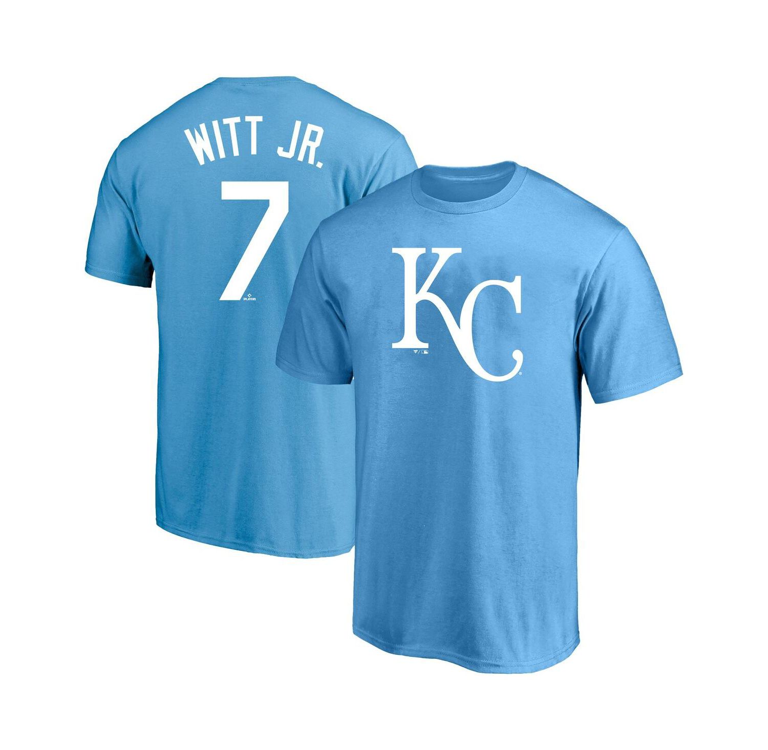 Men's Bobby Witt Jr. Royal Kansas City Royals Big & Tall Name & Number T-Shirt