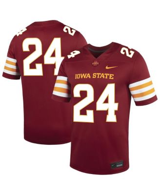 Nike - Men's 24 Cardinal Iowa State Cyclones Untouchable Replica Game Jersey