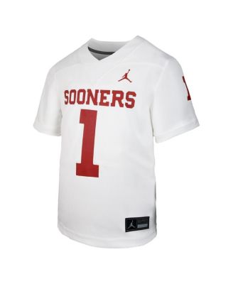 Big Boys and Girls White Oklahoma Sooners Untouchable Replica Game Jersey
