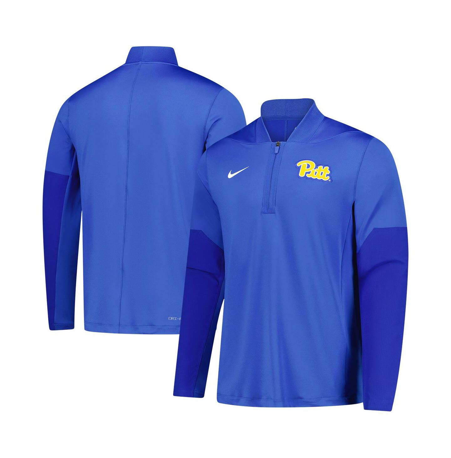 Мужская толстовка Nike Royal Pitt Panthers Dri-FIT Half-Zip Pullover — фото 1