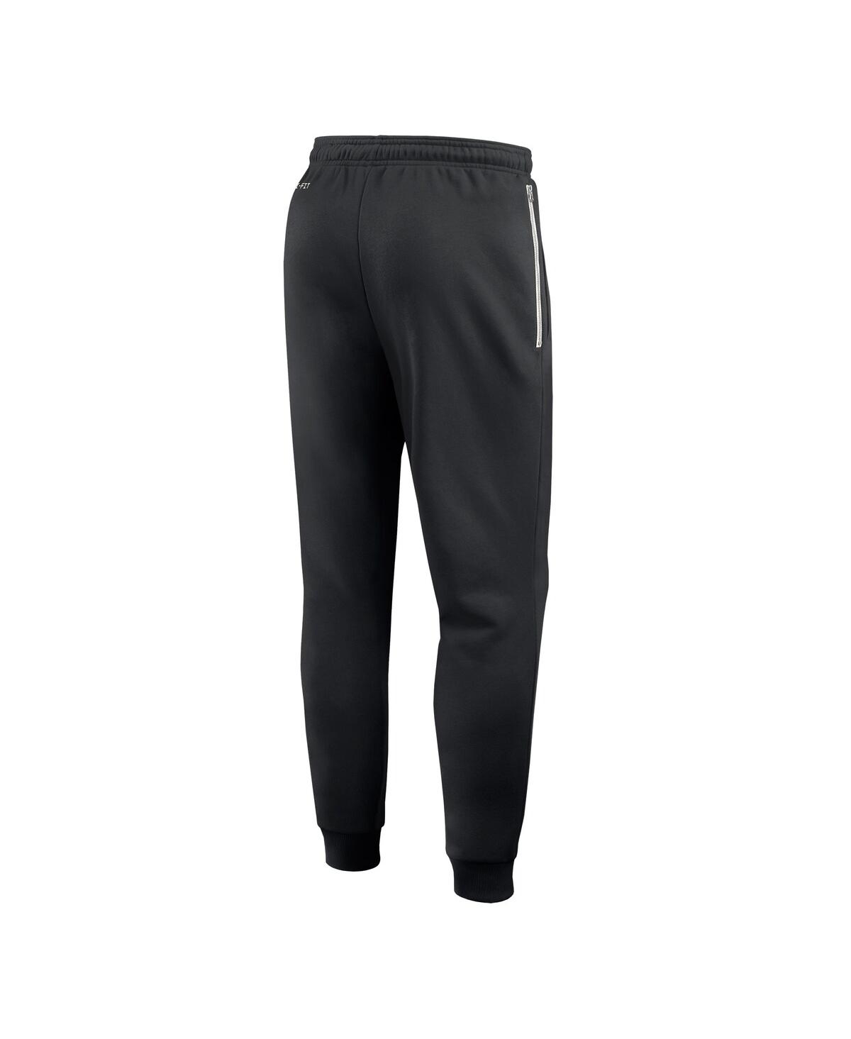 Nike Men's Black Vanderbilt Commodores 2025 Sideline Standard Issue Dri-fit Taper Sweatpants In Black