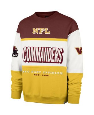 Men's Burgundy/Gold Washington Commanders Breeze Maximalist Sweatshirt
