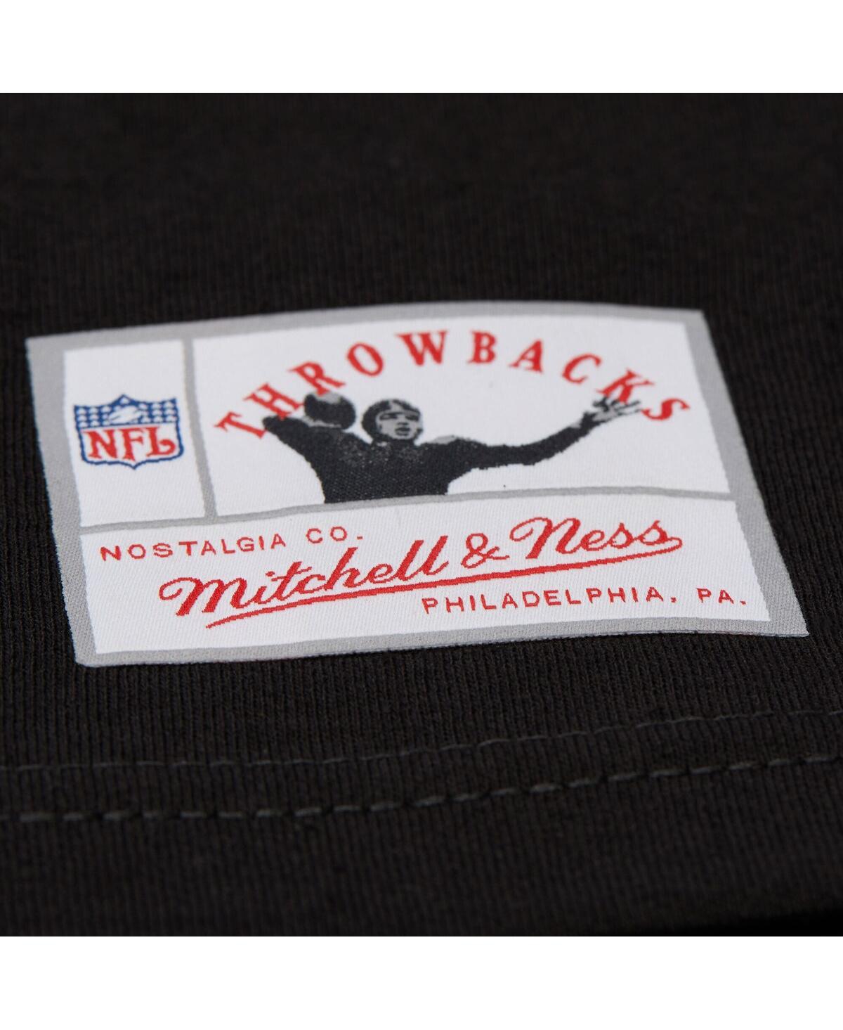 Mitchell & Ness Men'sâ Dan Marino Black Miami Dolphins Chalked Up Player Graphic T-shirt In Black