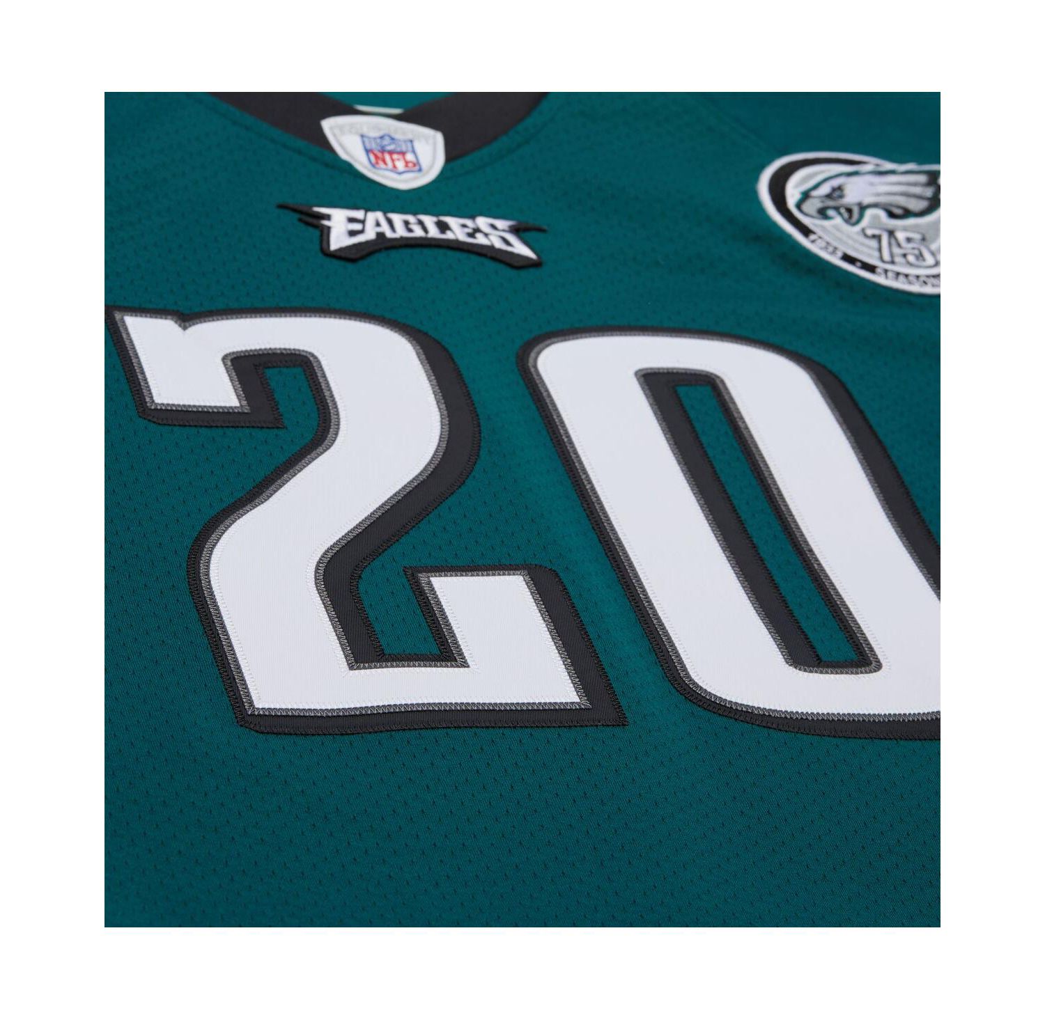 Men's Brian Dawkins Green Philadelphia Eagles 2007 Authentic Throwback Retired Player Jersey