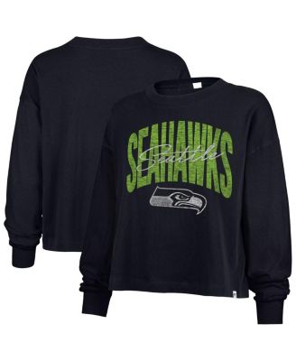 '47 Brand - Women's College Navy Seattle Seahawks Muse Sydney Long Sleeve T-Shirt