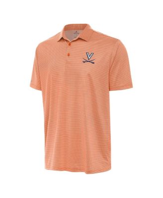 Men's Orange/White Virginia Cavaliers Rings Polo Shirt