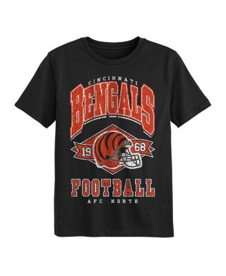 Outerstuff - Preschool Black Cincinnati Bengals Kick Off T-Shirt