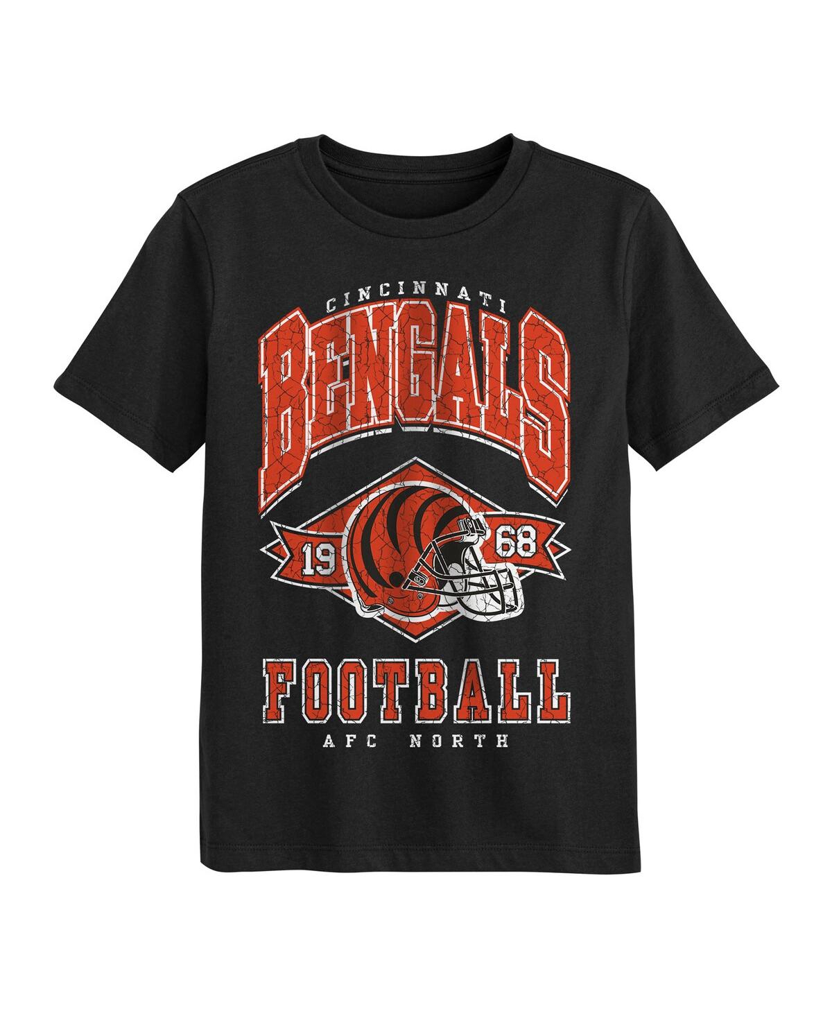 Outerstuff Preschool Black Cincinnati Bengals Kick Off T-shirt In Blue