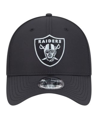 Men's Black Las Vegas Raiders Night 39THIRTY Flex Hat