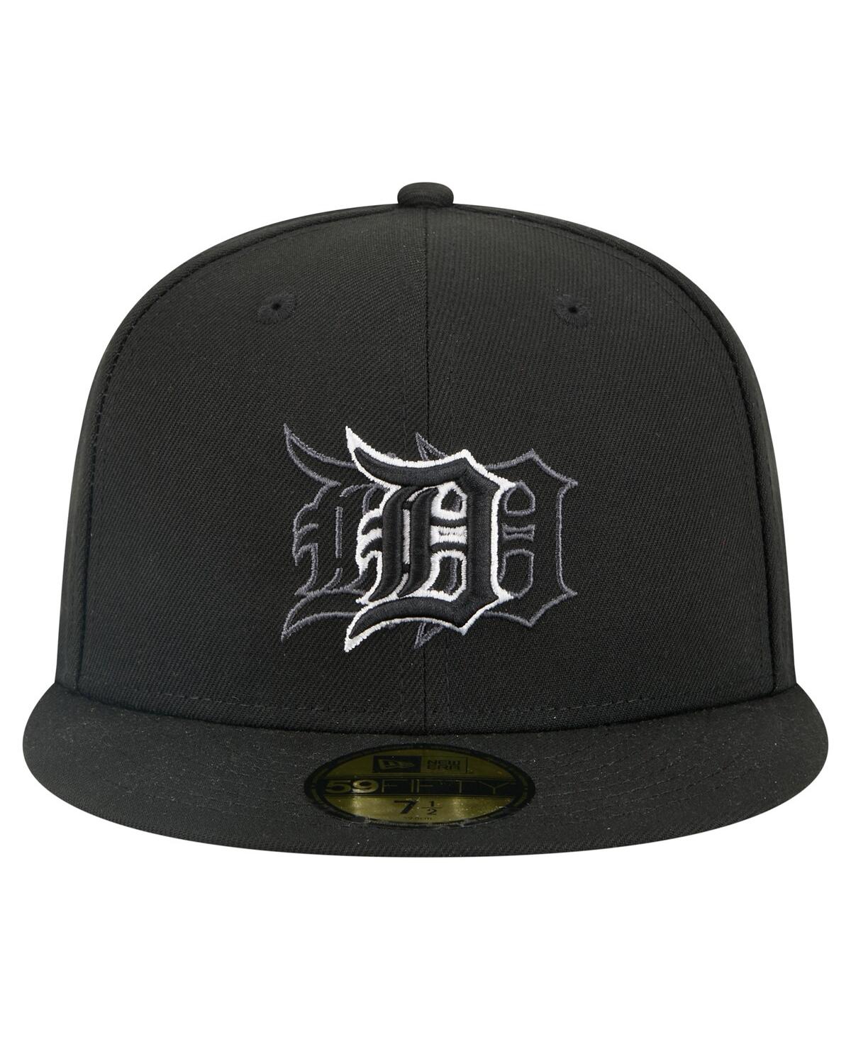 New Era Men's Black Detroit Tigers Tri-Hit 59FIFTY Fitted Hat