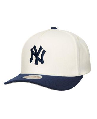 Mitchell & Ness - Men's&nbsp;Cream New York Yankees Stretch-Snapback Hat
