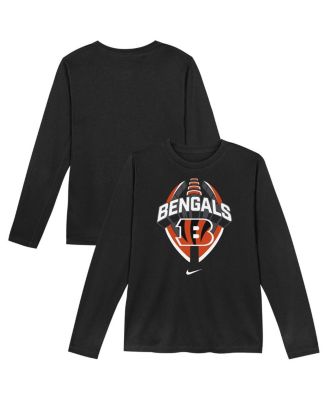 Nike - Toddler Black Cincinnati Bengals Primetime Legend Icon&nbsp;Long Sleeve Performance T-Shirt